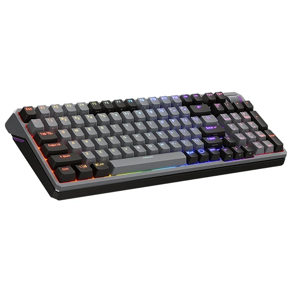 Clavier mécanique sans fil Cooler Master MK770 RGB - Kailh Box V2 Red - AZERTY (Gris)