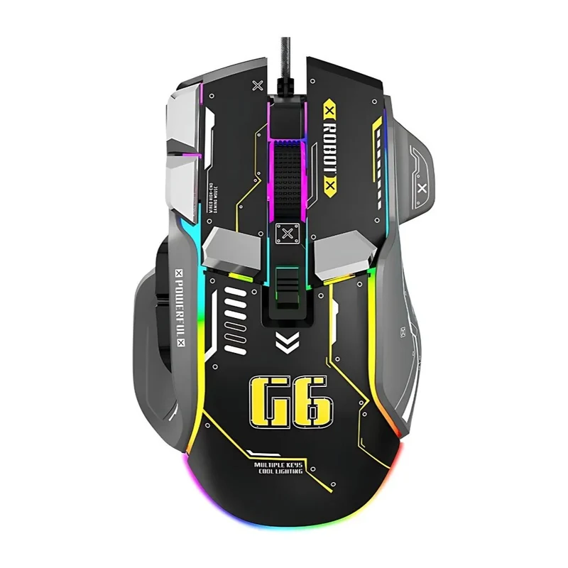 Souris Gamer Mecha – Performance et Style Personnalisé