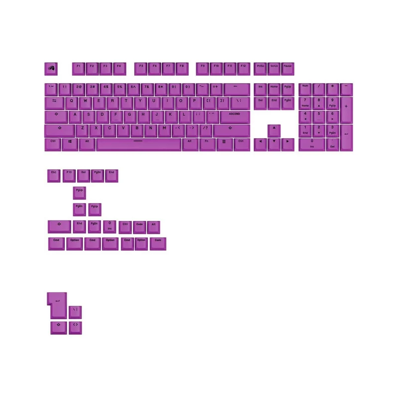 Glorious Keycaps V2 PBT ANSI US - Epic Purple
