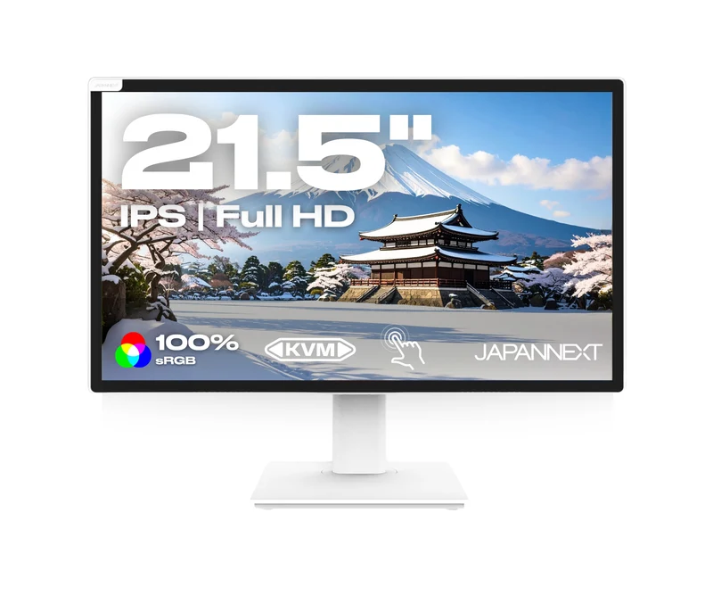 Écran PC Bureautique Tactile | 21,5" | IPS | Full HD | Hub USB | KVM