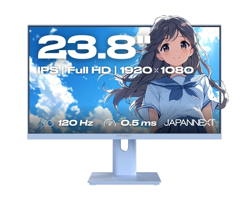 Écran PC Gaming/bureautique | 23,8" | IPS | Full HD | 120Hz | Pastel Bleu