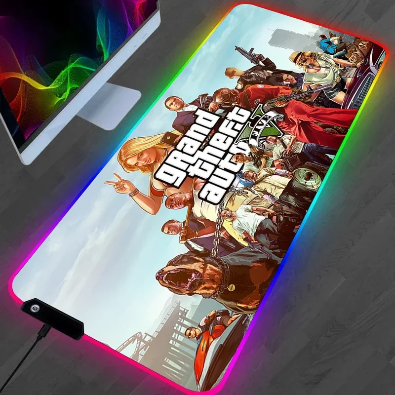 Tapis de Souris RGB Grand Theft Auto V - GTA 5