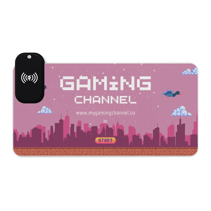 Tapis de Souris Personnalisé - RGB recharge induction sans fil
