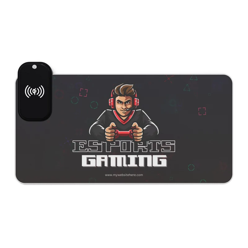 Tapis de Souris Personnalisé - RGB recharge induction sans fil