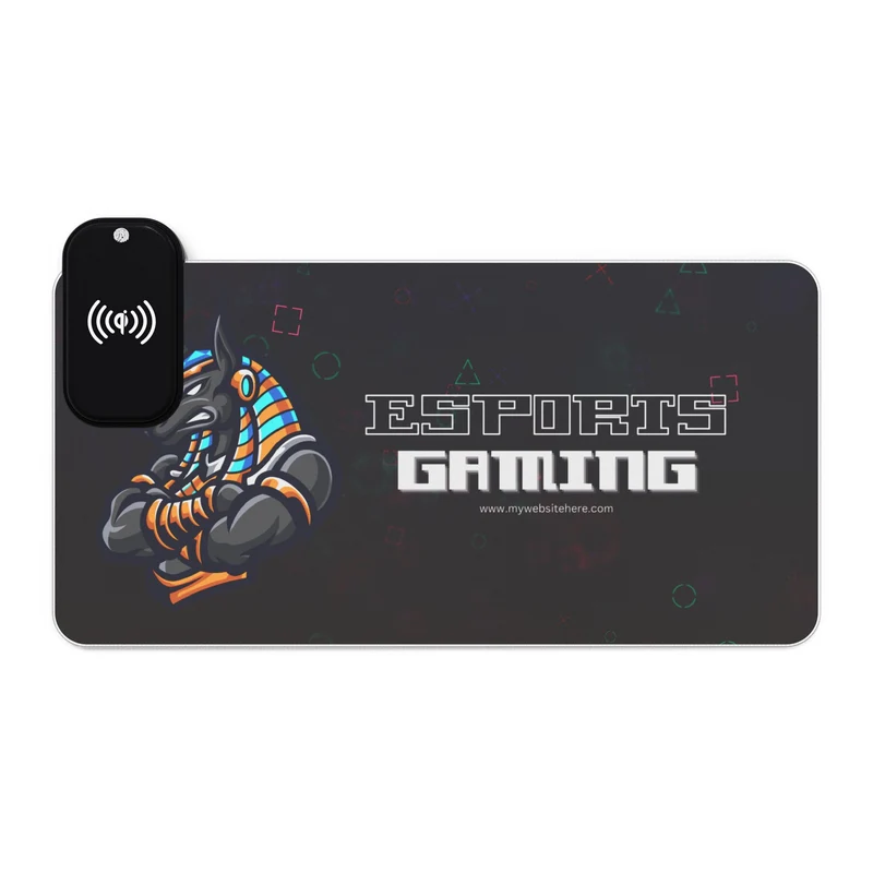 Tapis de Souris Personnalisé - RGB recharge induction sans fil