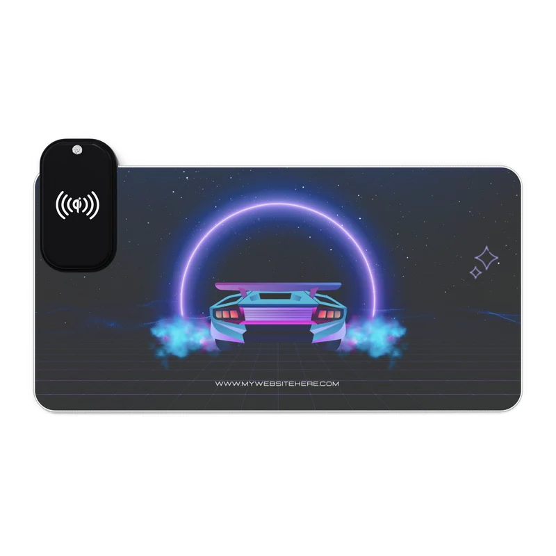 Tapis de Souris Personnalisé - RGB recharge induction sans fil