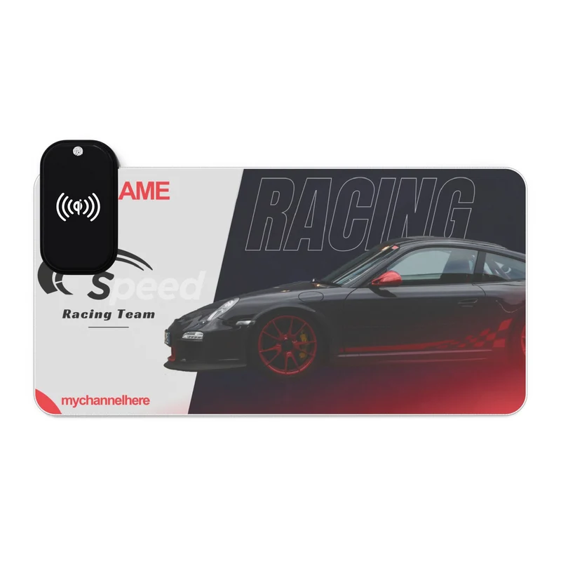 Tapis de Souris Personnalisé - RGB recharge induction sans fil
