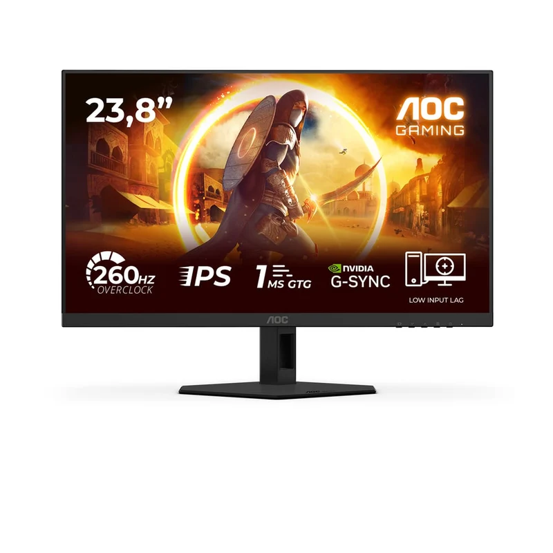 Écran PC Gamer 24" AOC Gaming G4 24G4ZRE - Full HD 1080p 260Hz OC - HDMI/DisplayPort - Noir