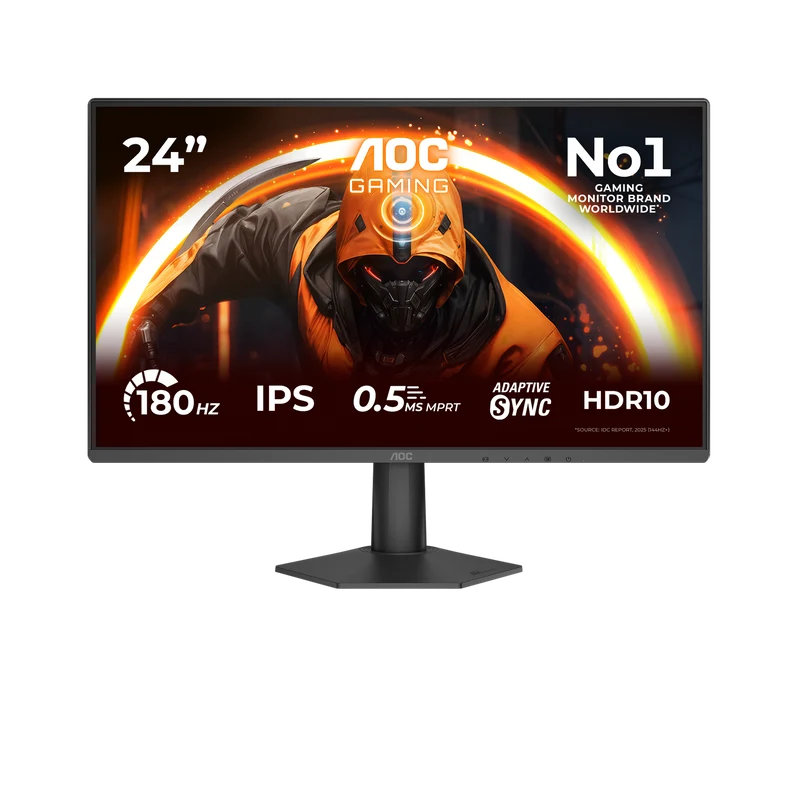 Écran PC Gamer 24" AOC Gaming 24G50F - Full HD 1080p 180Hz - HDMI/DisplayPort - Noir