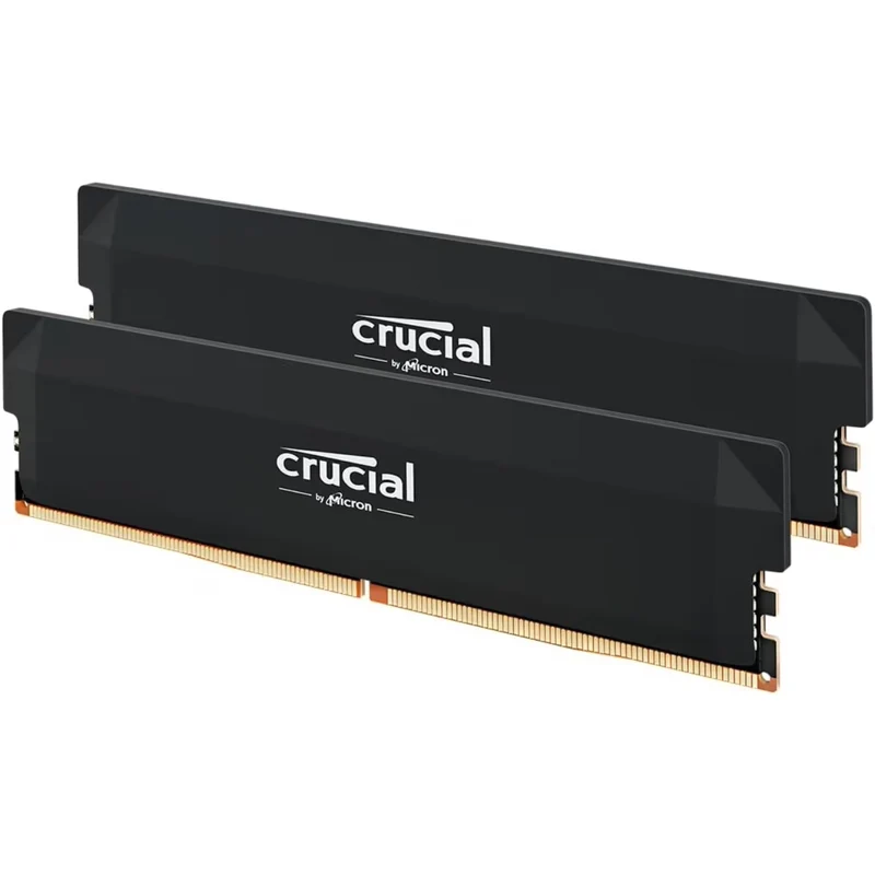 RAM Crucial Pro DDR5 32GB (2×16GB) 6000MHz CL36 – Intel XMP 3.0 / AMD EXPO - Noir