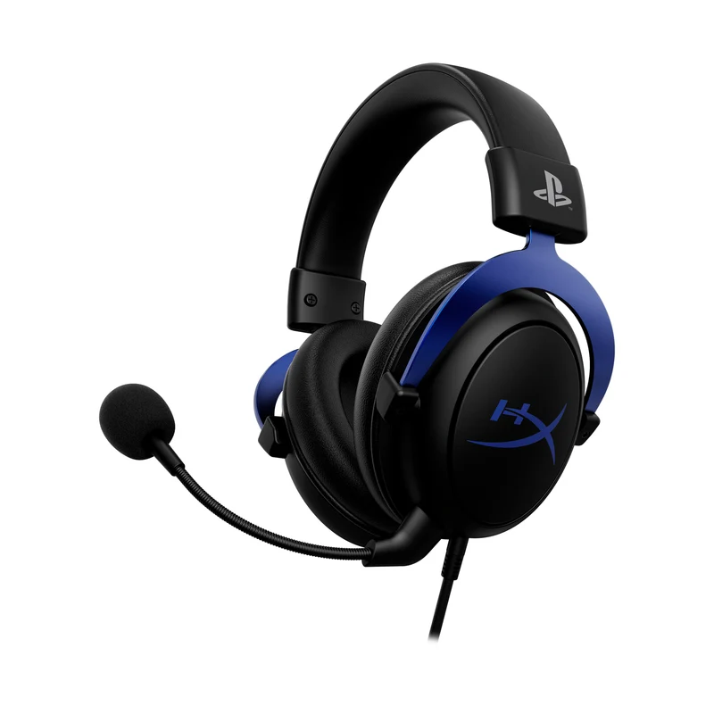 HyperX Cloud - Gaming Headset (Black-Blue) - PS4