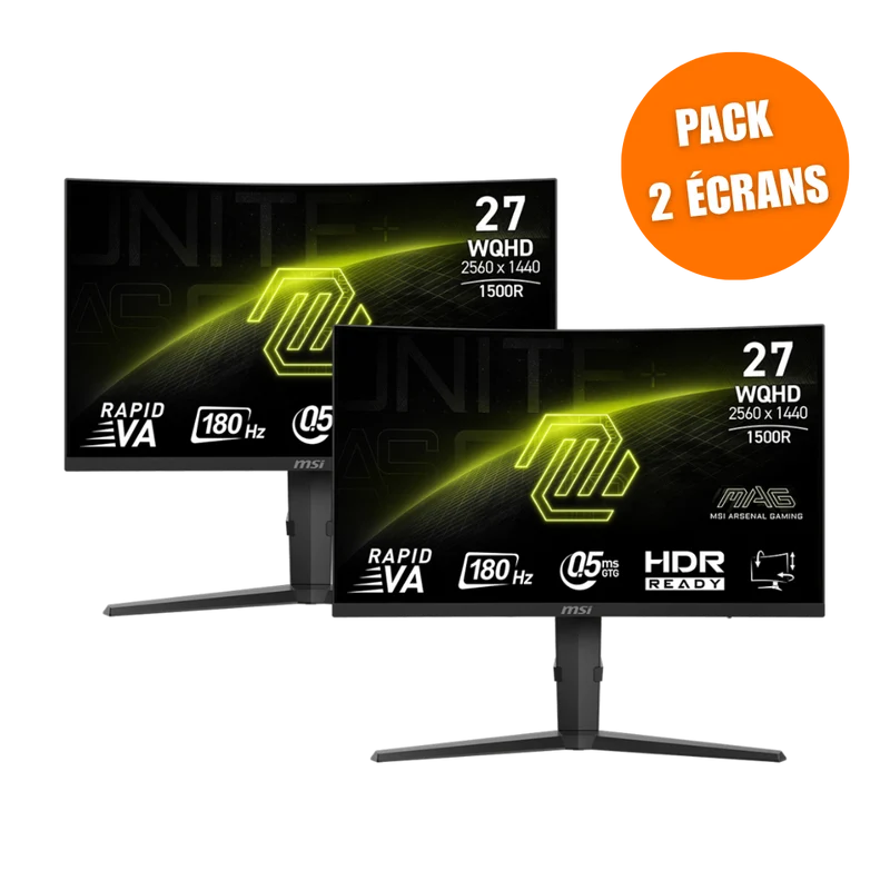MSI MAG 275CQPF - Pack de 2
