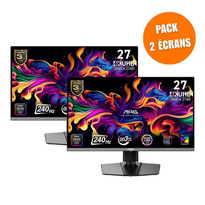 MSI MAG 272UP QD-OLED X24 - Pack de 2