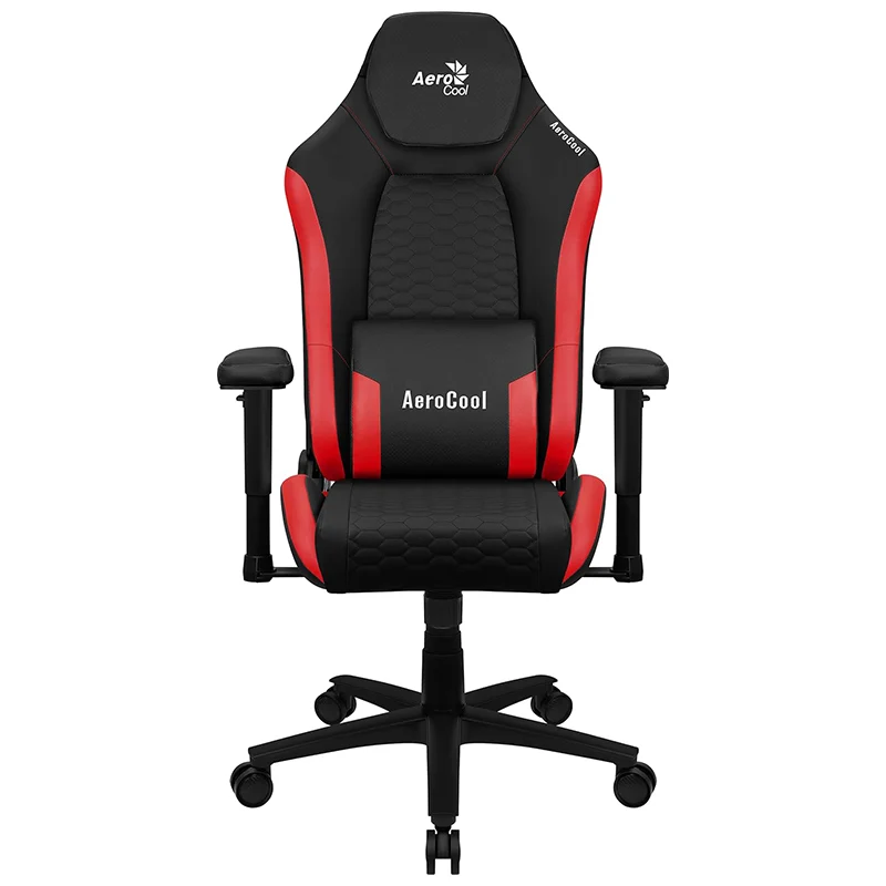 Aerocool CROWN Leatherette Black Red