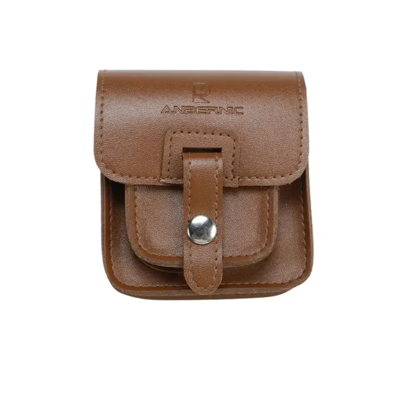 Étui rétro pour Anbernic RG34XX SP — simili cuir rigidifié et passant ceinture