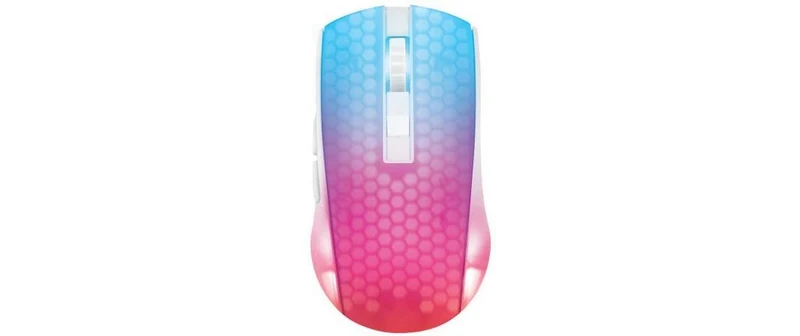 Deltaco Wireless DM320 RGB white/Trans