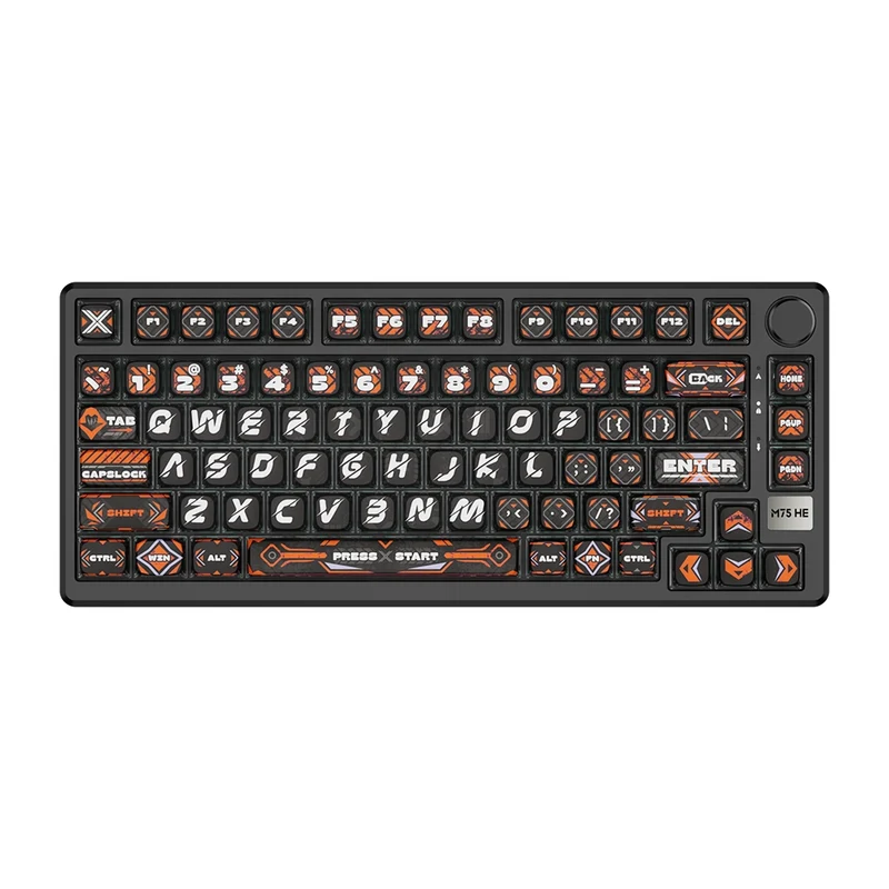 Royal Kludge M75 HE ANSI US Hephaestus [Blue Jade]
