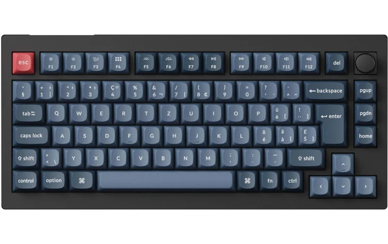 Keychron V1 Max Black Red Switch, CH