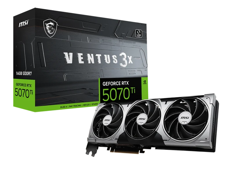 MSI GeForce RTX 5070 Ti 16G VENTUS 3X