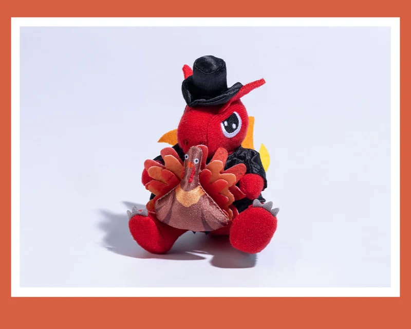 Lucky Doll Keychain—Thanksgiving Day