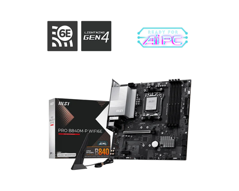 MSI PRO B840M-P WIFI6E