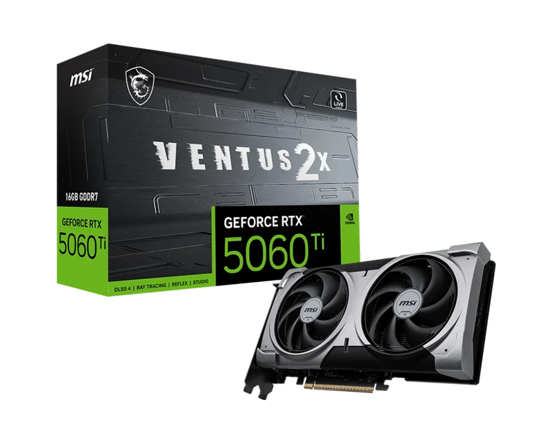 MSI GeForce RTX 5060 Ti 16G VENTUS 2X PLUS