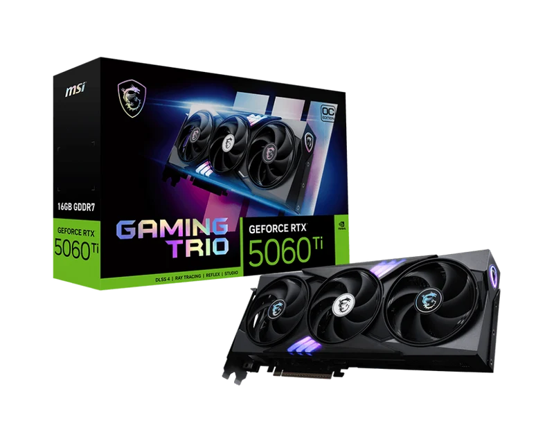 MSI GeForce RTX 5060 Ti 16G GAMING TRIO OC