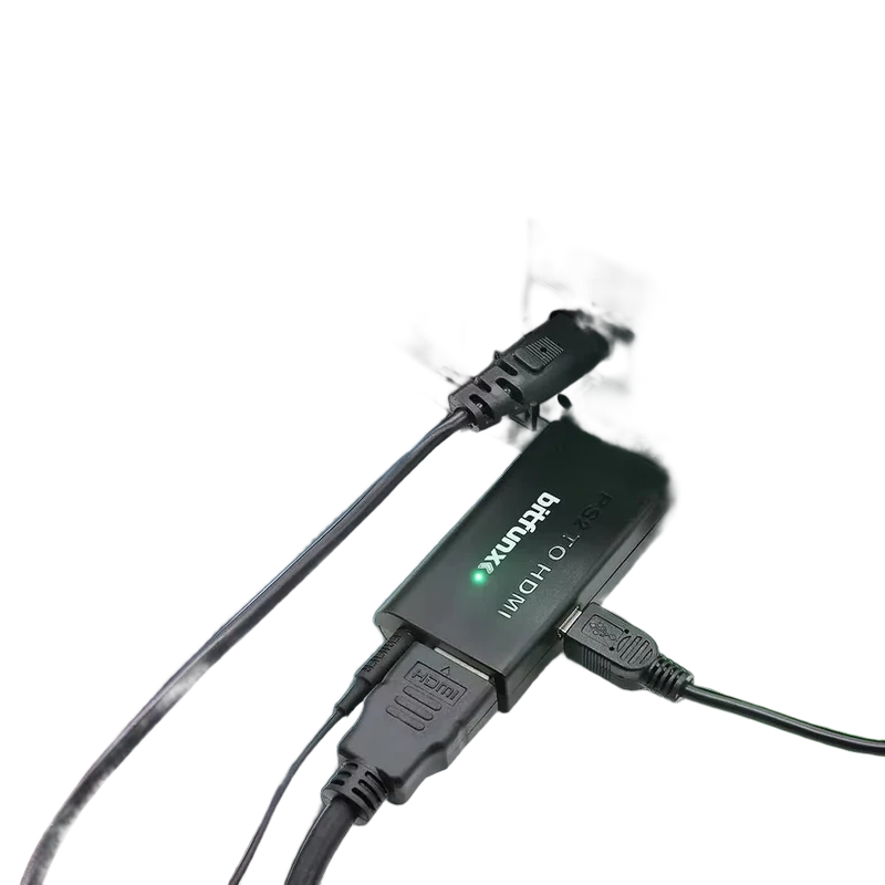 Convertisseur PS2 et PS3 vers HDMI — BitFunx, alimenté en USB