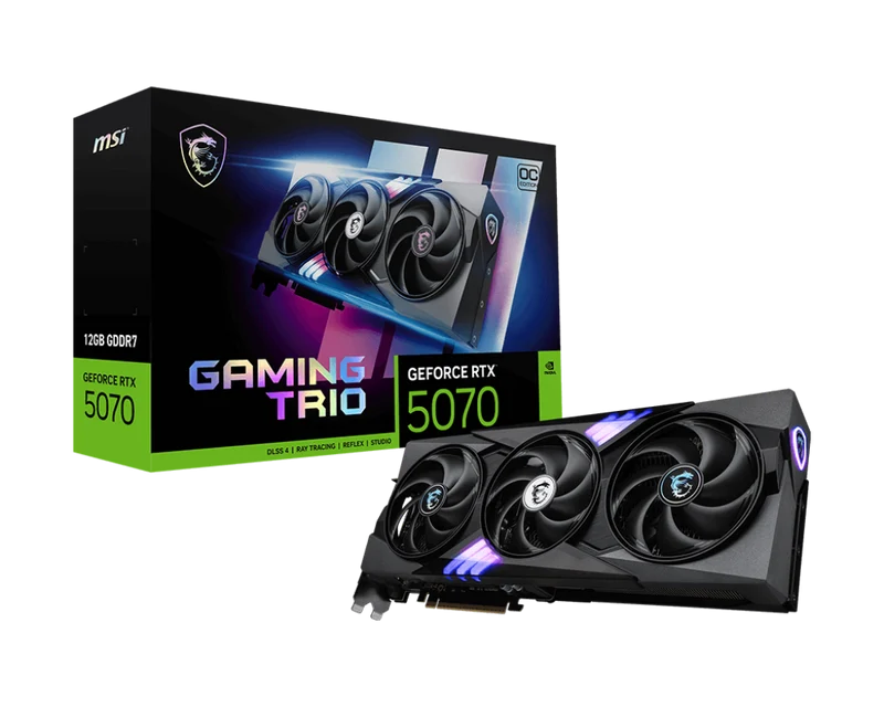 MSI GeForce RTX 5070 12G GAMING TRIO OC