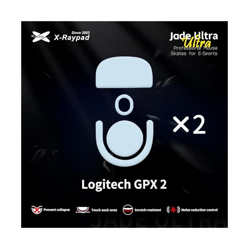 X-Raypad Skates Jade Ultra Logitech G Pro X 2