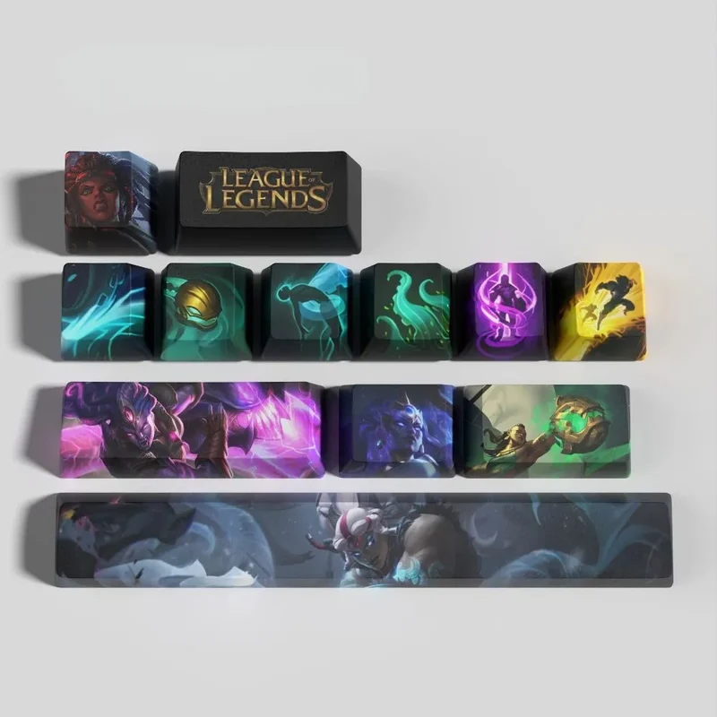 Keycaps Illaoi League of Legends – Pensé pour les claviers 60 % et 65 %