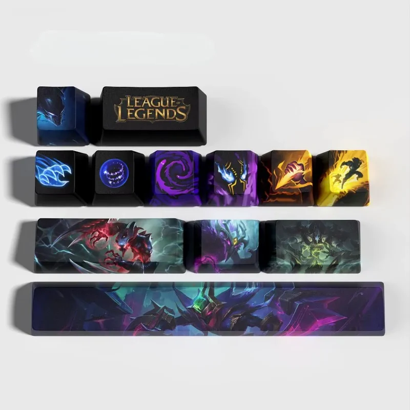 Keycaps Nocturne League of Legends – le set noir pour setup sombre et stream