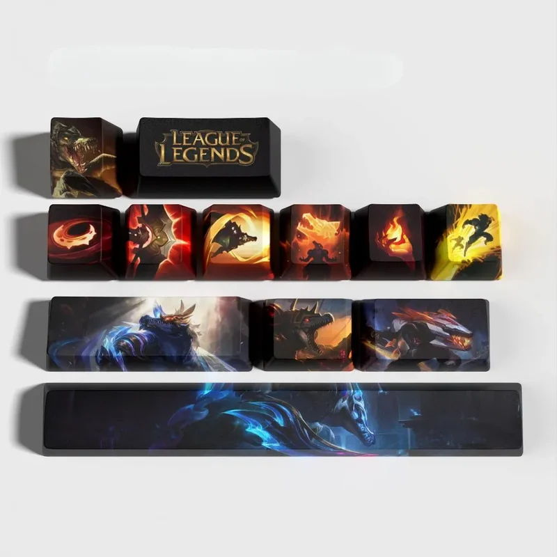 Keycaps Renekton League of Legends – frappe lourde, switches linéaires ou tactiles