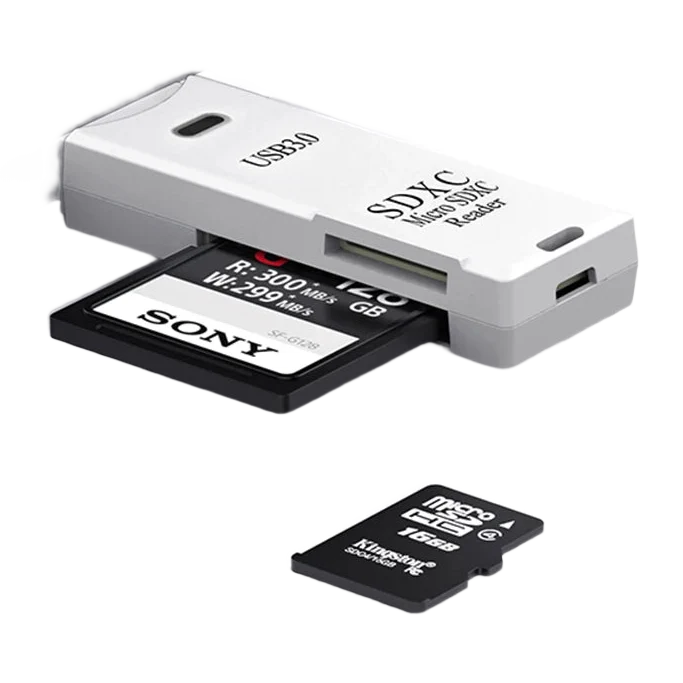 Lecteur de cartes microSD et SD USB — flasher vos consoles rétro