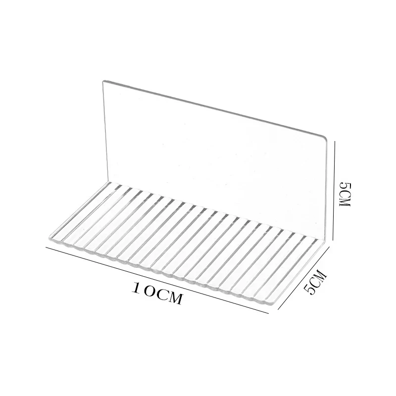 Étagère murale acrylique adhésive pour figurines — 10 ou 15 cm