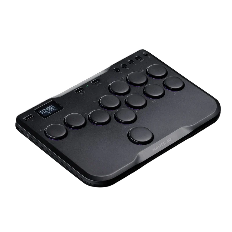 Haute42 Cosmox Mini — manette arcade all-button (hitbox) PC et consoles
