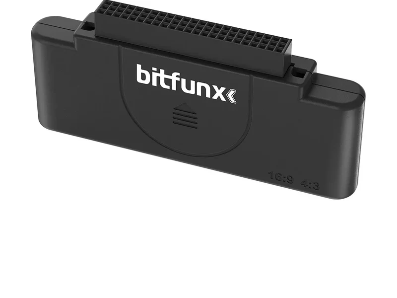 Convertisseur RGB vers HDMI 1080p PC Engine — BitFunx, switch 16:9 / 4:3