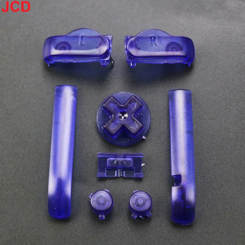 Jeu de boutons Game Boy Advance — A/B, croix, L/R, 15 coloris