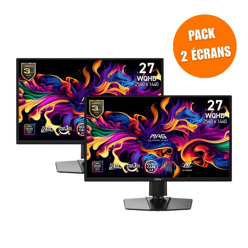 MSI MAG 272QP QD-OLED X24 - Pack de 2