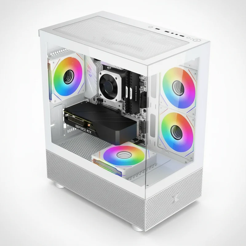 DSGate PC Gamer M7 - AMD Ryzen 5 5500 4,2 GHz - Intel Arc B580 12 Go GDDR6 - 16 Go RAM DDR4 - 512 Go SSD - Windows 11 - WiFi