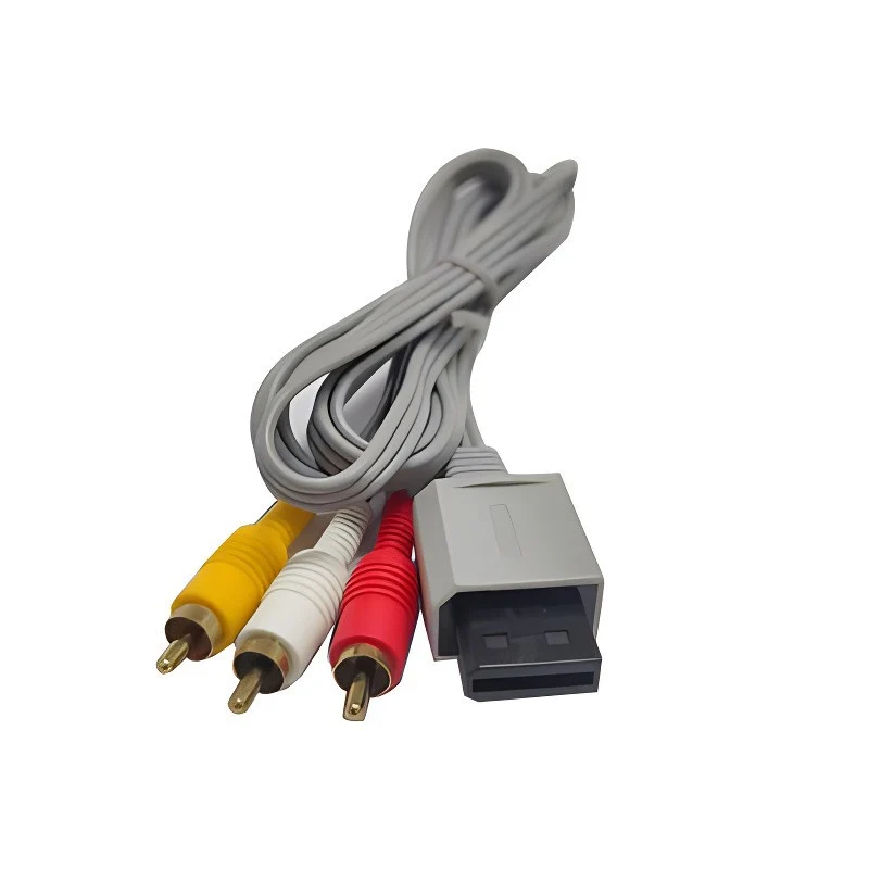 Câble AV composite Wii et Wii U — RCA 3 couleurs, 1,8 m