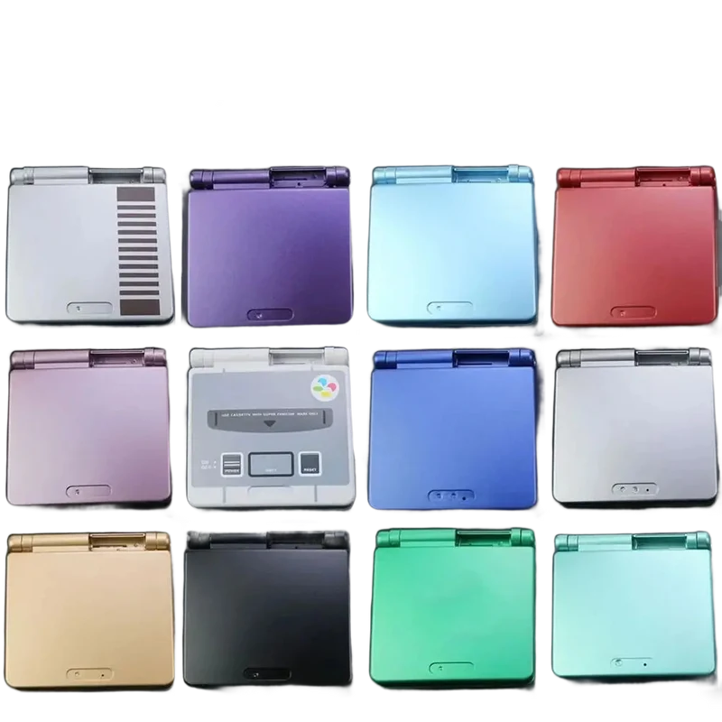 Coque de remplacement complète Game Boy Advance SP — boutons inclus