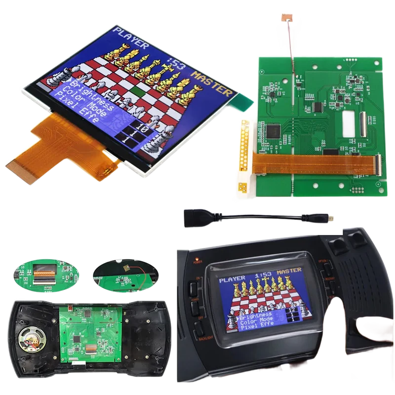 Kit écran IPS 3,5 pouces pour Lynx II — 640×480 et sortie HDMI 720p