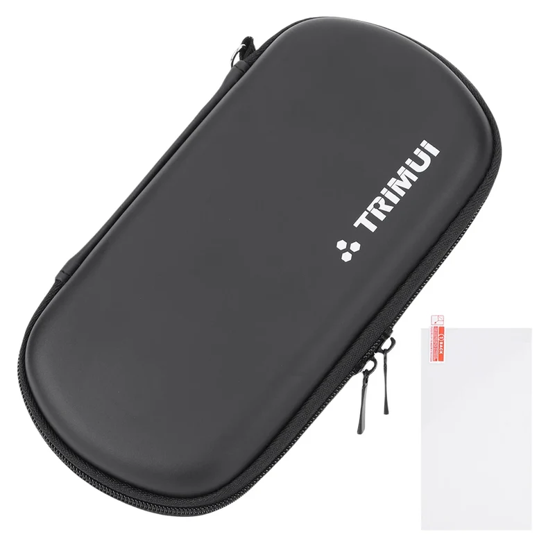 Étui rigide TrimUI Smart Pro + verre trempé — coque EVA de transport