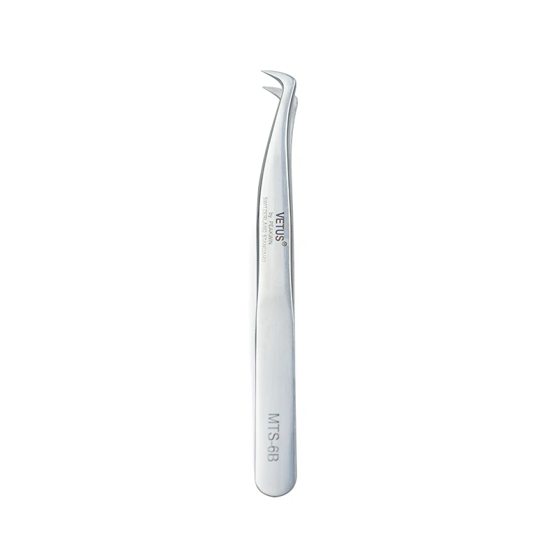 Pincette de précision ESD — acier inoxydable, pointe extra-fine