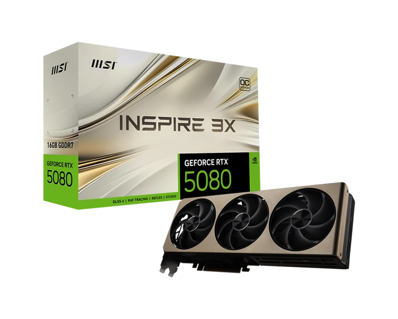 MSI GeForce RTX 5080 16G INSPIRE 3X OC