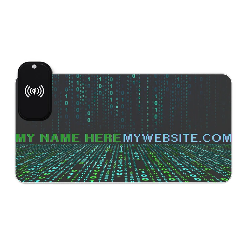 Tapis de Souris Personnalisé - RGB recharge induction sans fil