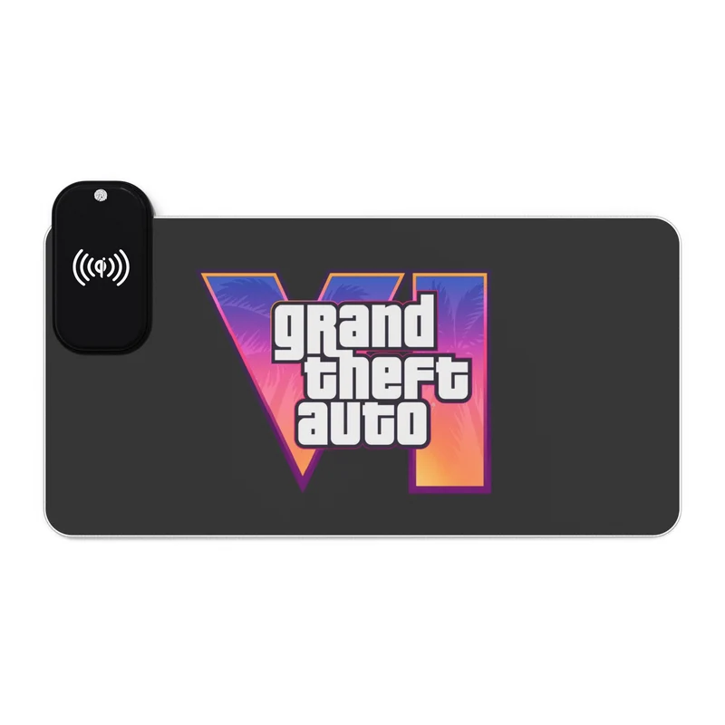 Tapis de Souris Grand Theft Auto VI - RGB sans fil