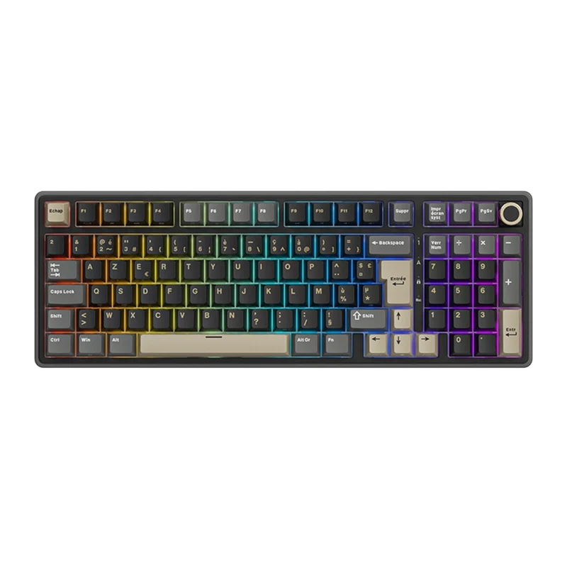 Royal Kludge R98 ISO FR Phantom [Cream Switch]