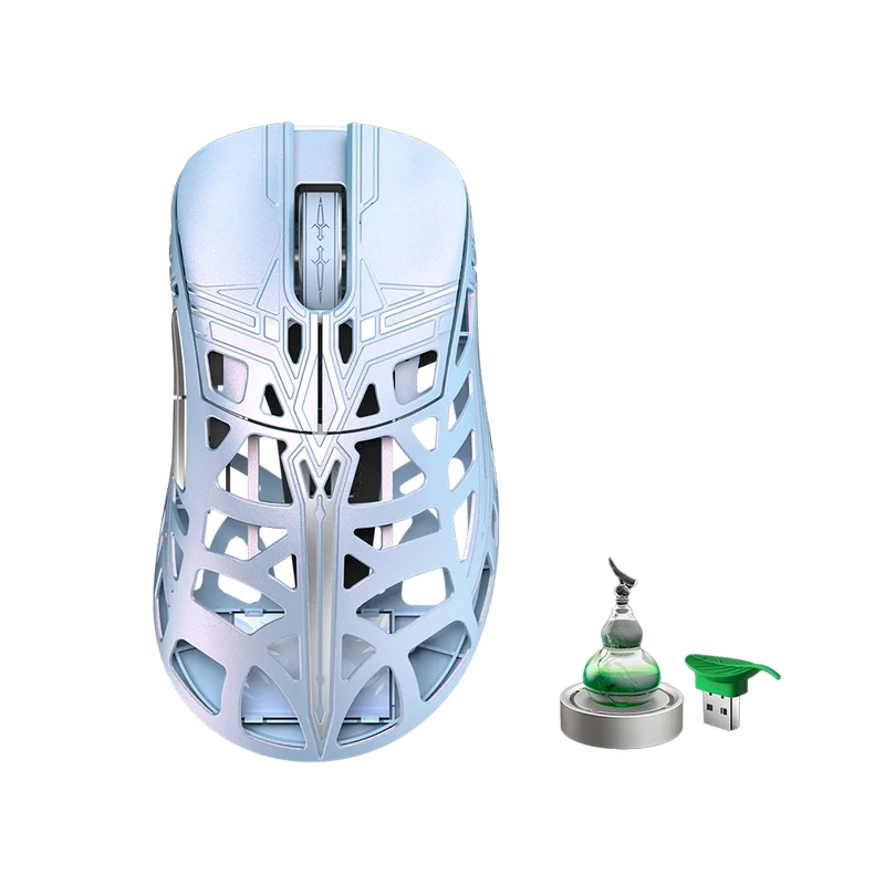 WLMouse × The Swords 8K Magnesium Wireless Ice Blue